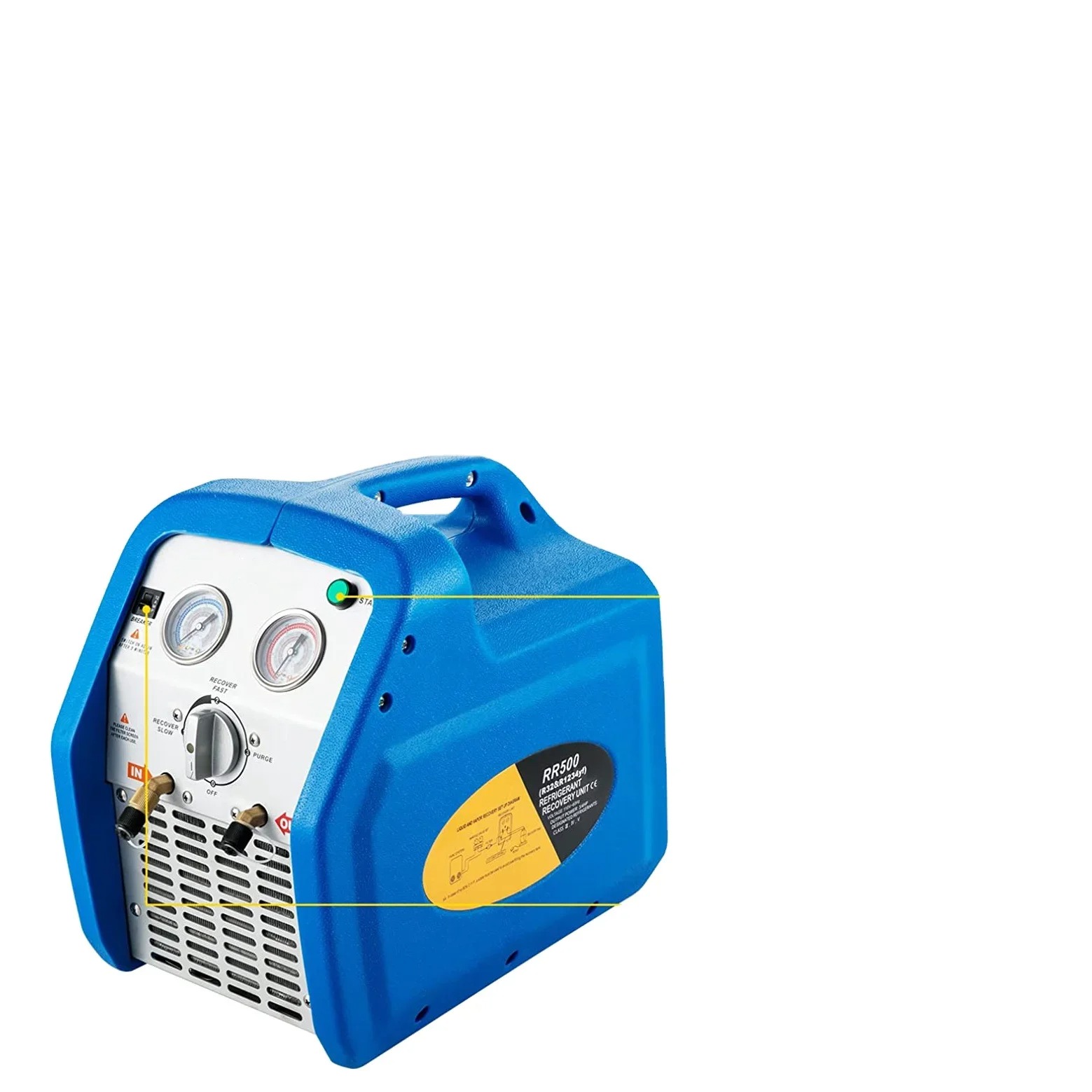 Coolant Flush Machine - Портативная мини-установка для рекуперации хладагента с