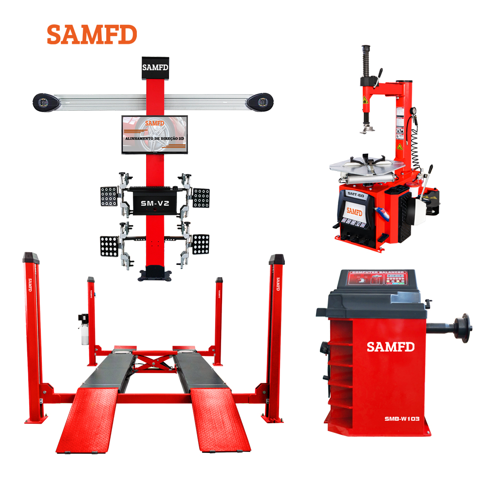 Tire Changer Machine - Комплект для автосервиса: 3D-стенд для регулировки