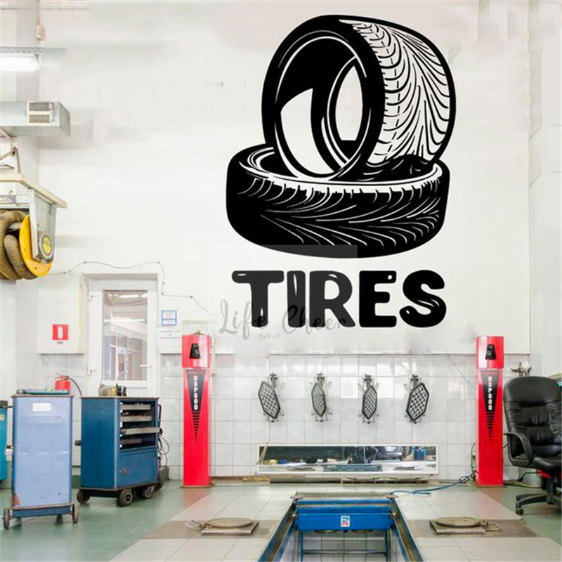 Auto Repair Shop Logo - Автомобильный механический логотип, настенный постер, центр