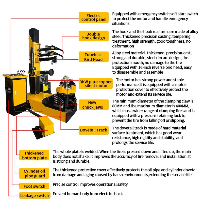 Высокоэффективный вертикальный – обзор и цена Tire Changer Machine